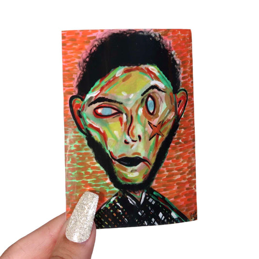 "Seven Pounds" Glossy Sticker