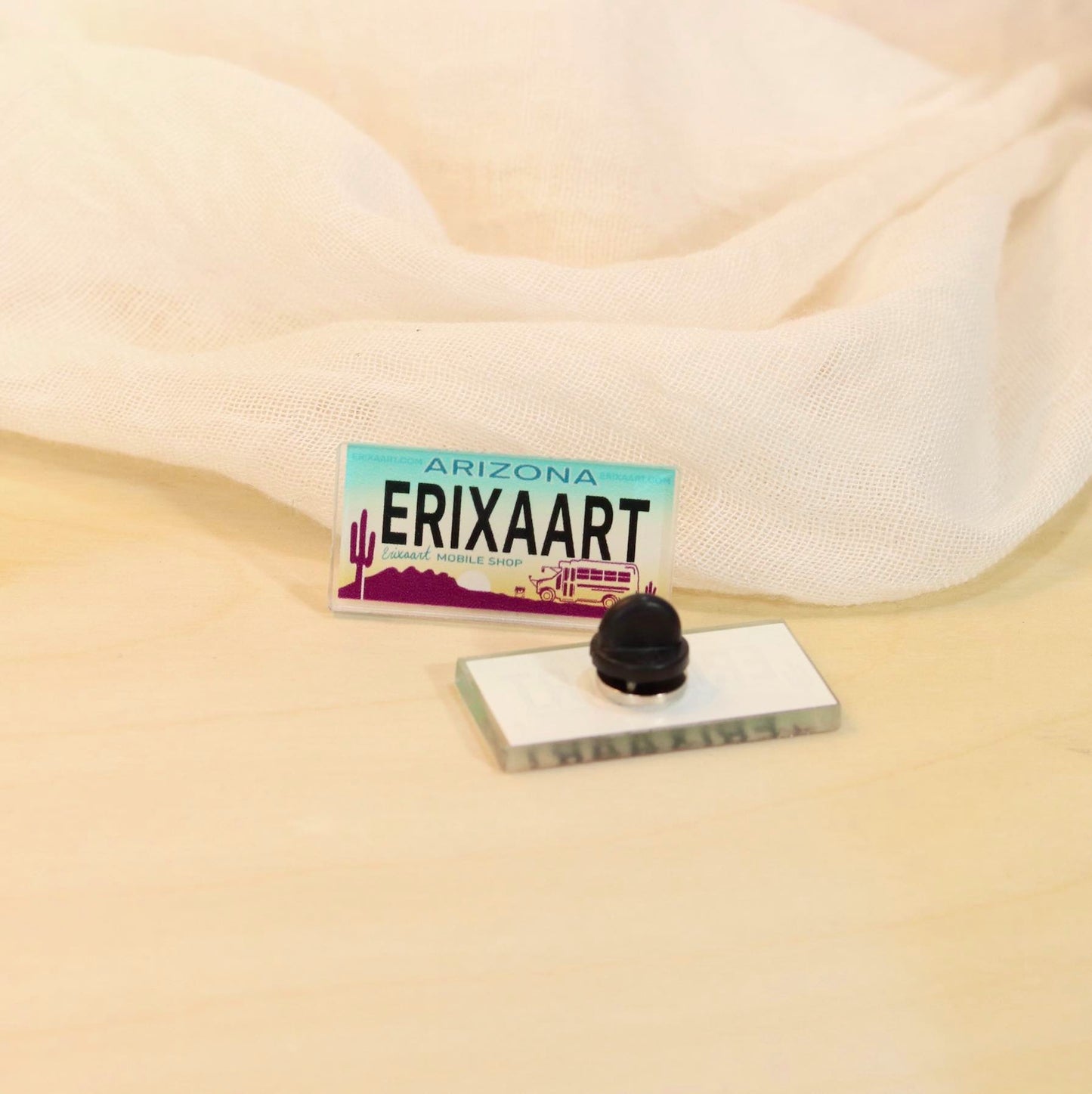 "Erixaart" Acrylic Pin