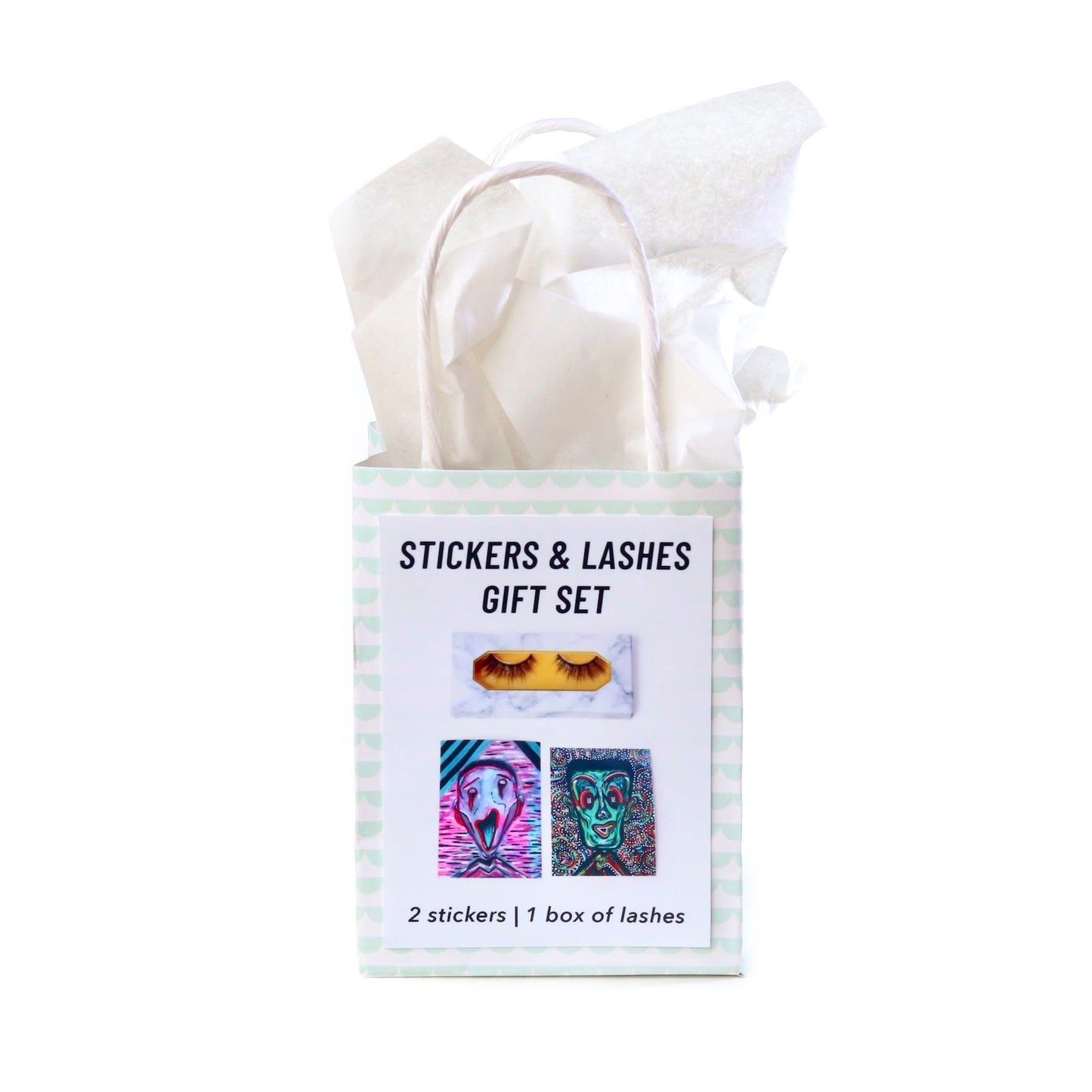 Stickers & Lashes Gift Set