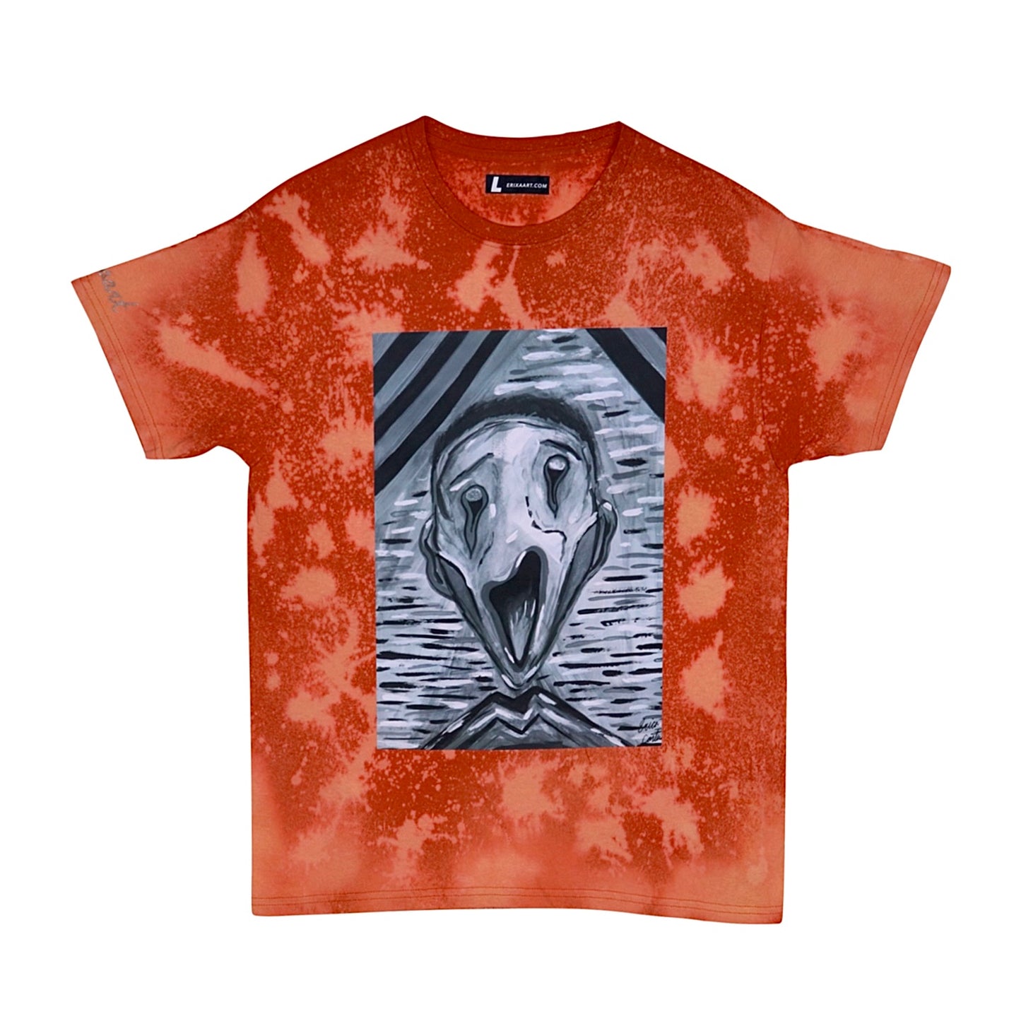 "Skies" Orange Shirt Size: Unisex Large