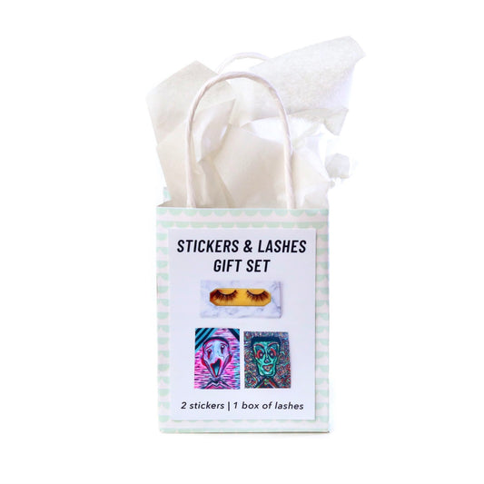 Stickers & Lashes Gift Set