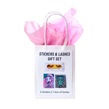 Stickers & Lashes Gift Set
