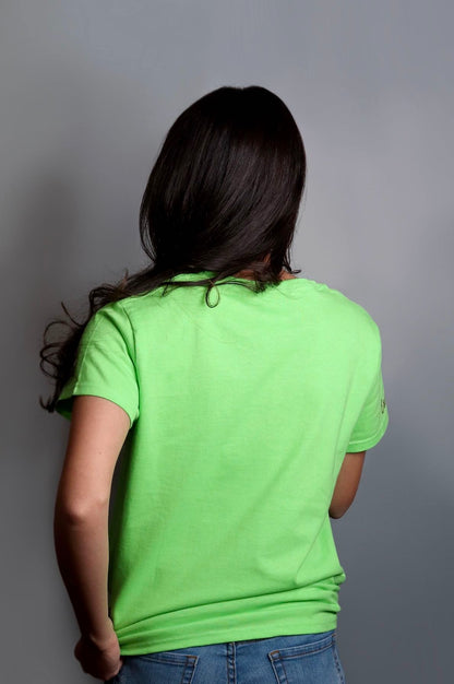 "Skies" Green Shirt Size: Women's Medium